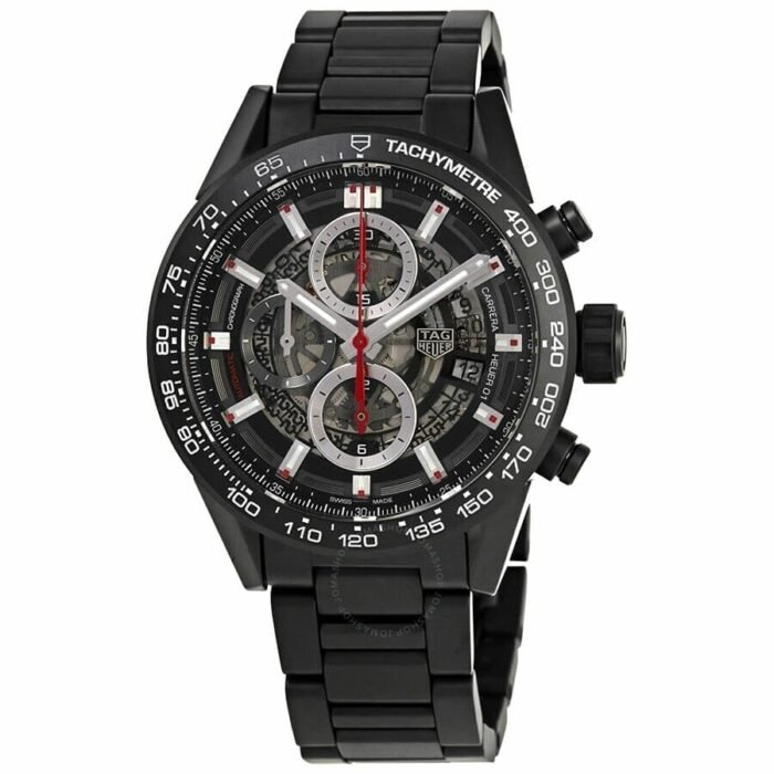TAG Heuer Black Skeleton Replica - 图片 2
