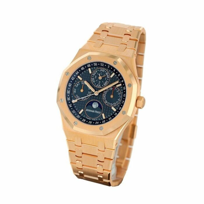 AP Rose Gold Blue Dial Replica - 图片 2