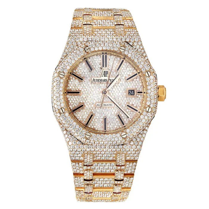 Ap Royal Oak Iced Out Gold Replica