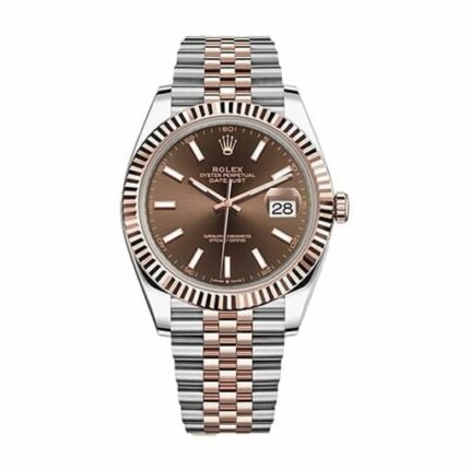 Rolex Datejust 126331 Everose Gold Automatic Chocolate Dial Jubilee Replica