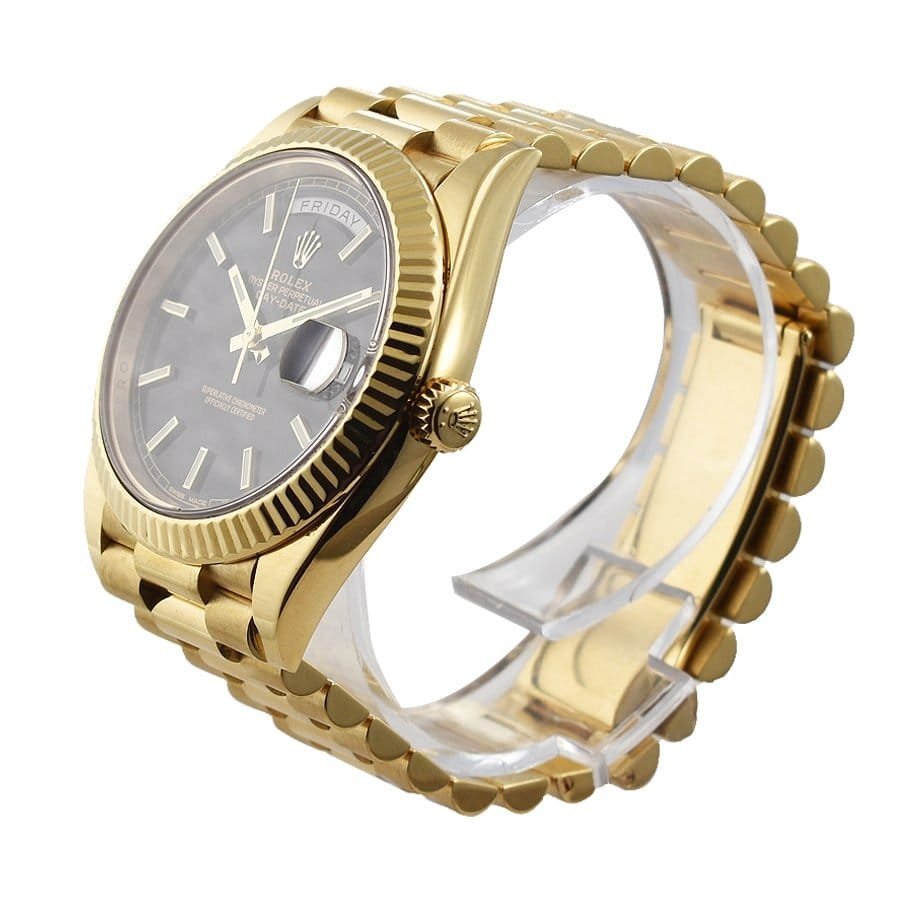 Rolex Day-Date Gold Black 228235 EW Replica - 图片 2