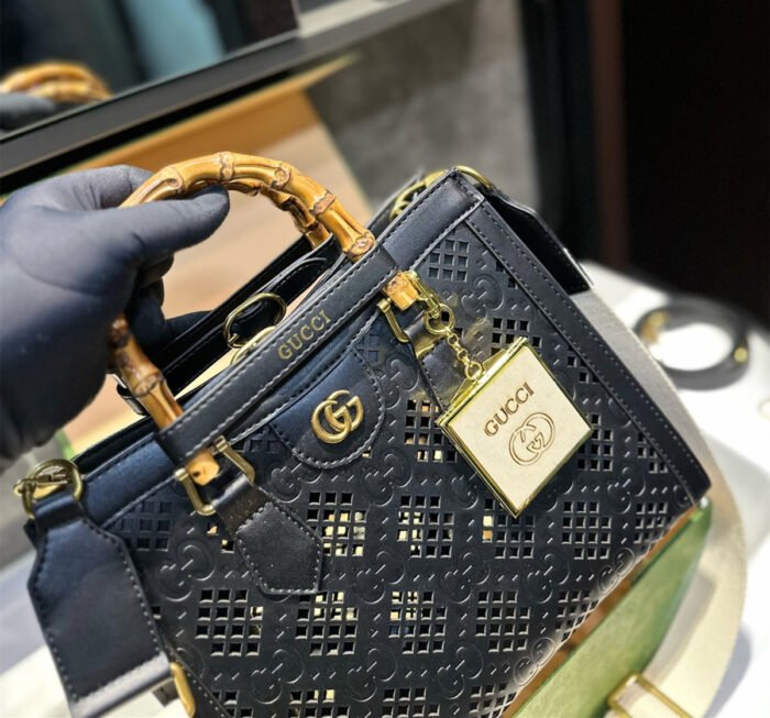 Gucci Diana hollow series bamboo tote bag（3colors 27*23cm） - 图片 8