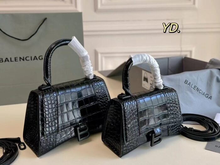 Balenciaga Crocodile patterned hourglass bag - 图片 2