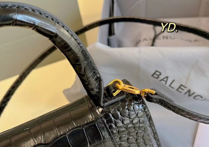 Balenciaga Crocodile patterned hourglass bag - 图片 5