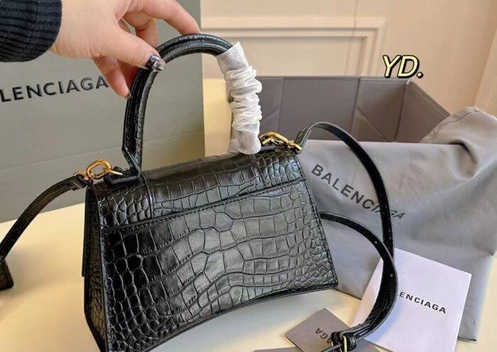 Balenciaga Crocodile patterned hourglass bag - 图片 7