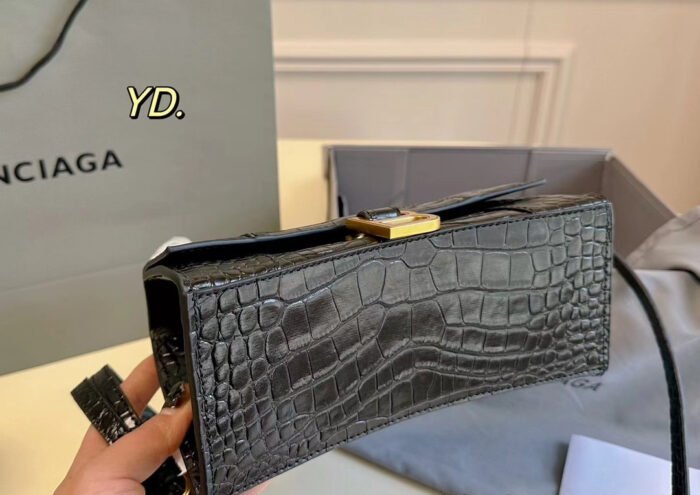 Balenciaga Crocodile patterned hourglass bag - 图片 8
