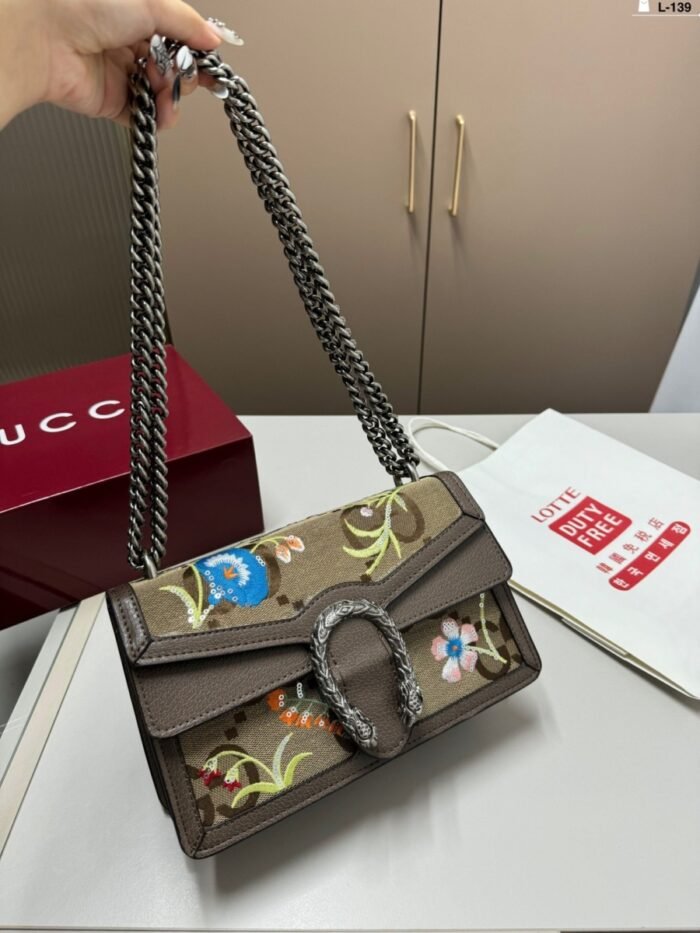 Gucci Wine God Chain Bag（25*8*15cm）