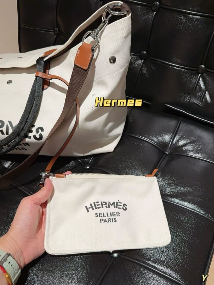 Hermès Canvas tote bag(3 colors 41cm) - 图片 8