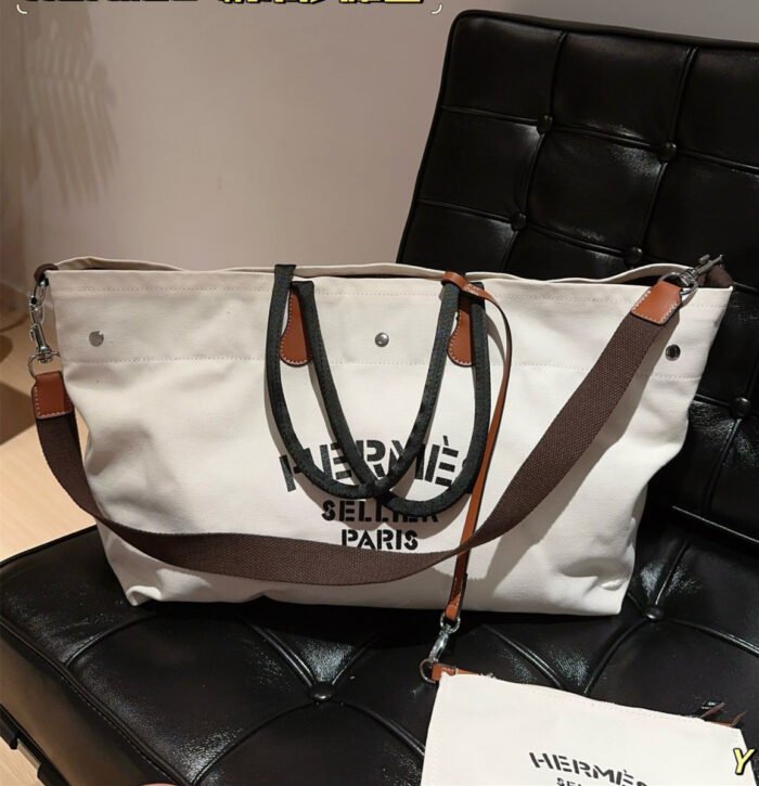 Hermès Canvas tote bag(3 colors 41cm) - 图片 3