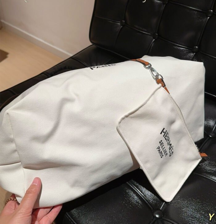 Hermès Canvas tote bag(3 colors 41cm) - 图片 5