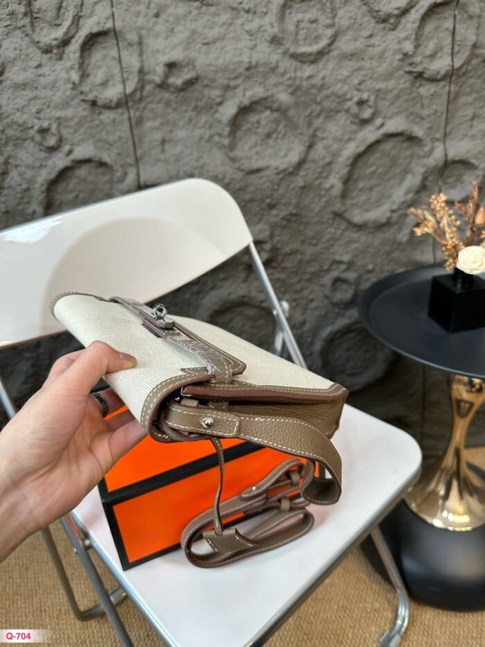 Hermès Kelly depeches25 canvas bag(3 colors 25cm) - 图片 5
