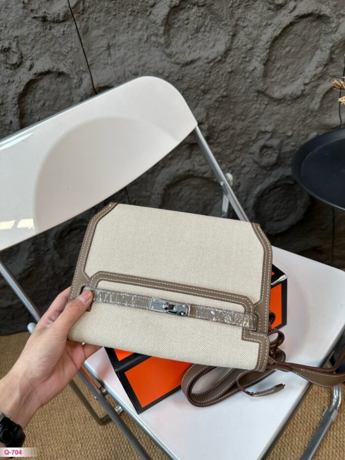 Hermès Kelly depeches25 canvas bag(3 colors 25cm) - 图片 6