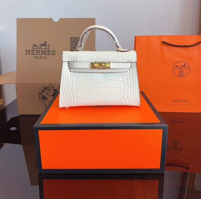 Hermès Crocodile patterned Kelly bag（21 * 7 * 4cm） - 图片 2