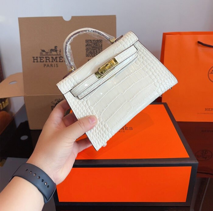 Hermès Crocodile patterned Kelly bag（21 * 7 * 4cm） - 图片 6