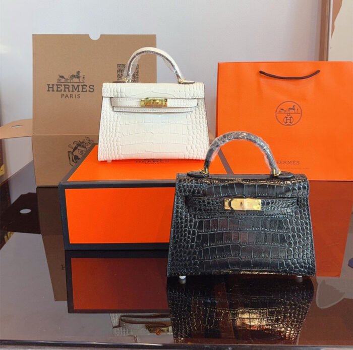 Hermès Crocodile patterned Kelly bag（21 * 7 * 4cm） - 图片 9
