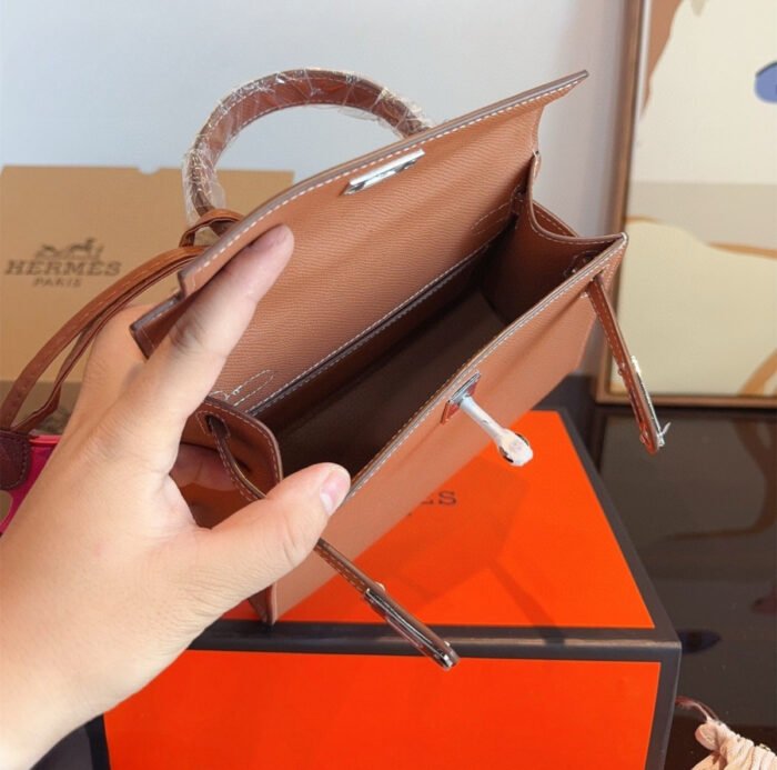 Hermès Kelly Bag（Elevencolors-silvery Buckle 22*8*16cm） - 图片 14
