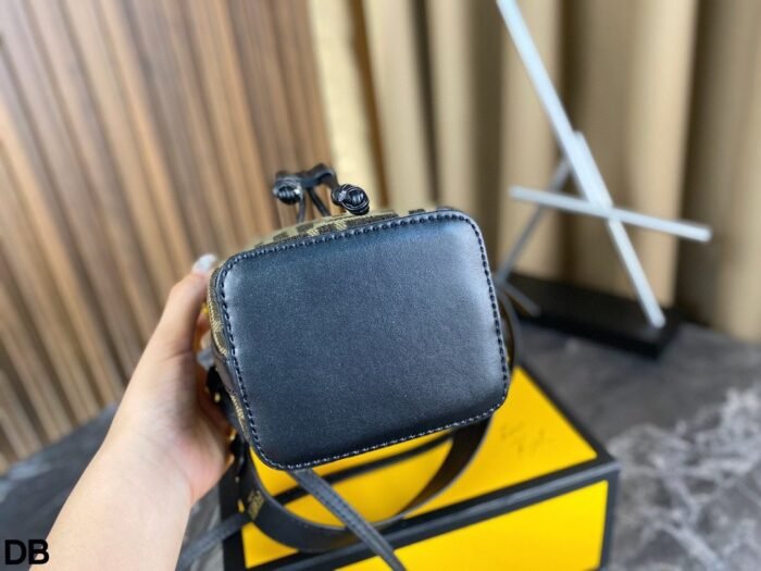 Fendi Mon Tresor letter drawstring presbyopia bucket bag - 图片 7