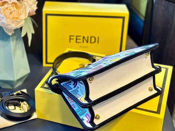 Fendi Peekaboo Embroidery Bag(3colors 23cm) - 图片 4