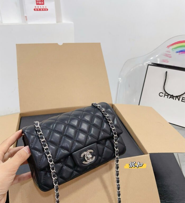 Chanel CF Sheepskin pattern handbag（13colors 20cm） - 图片 15