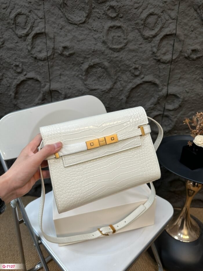 LV Manhattan crocodile patterned cowhide shoulder bag（24*18cm） - 图片 8