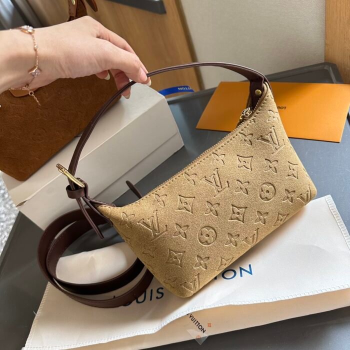LV new suede lunch box bag(3colors 20*13cm) - 图片 6