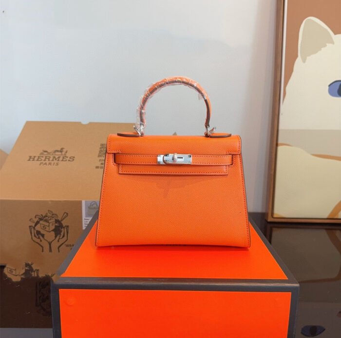 Hermès Kelly Bag（Elevencolors-silvery Buckle 22*8*16cm） - 图片 11