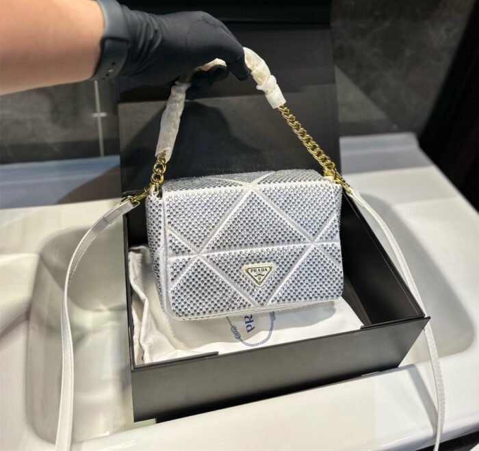 Prada Full Diamond Crystal Bag(4colors 20*8*14cm) - 图片 2