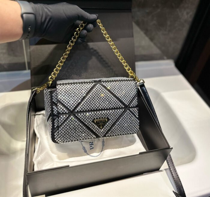 Prada Full Diamond Crystal Bag(4colors 20*8*14cm) - 图片 4