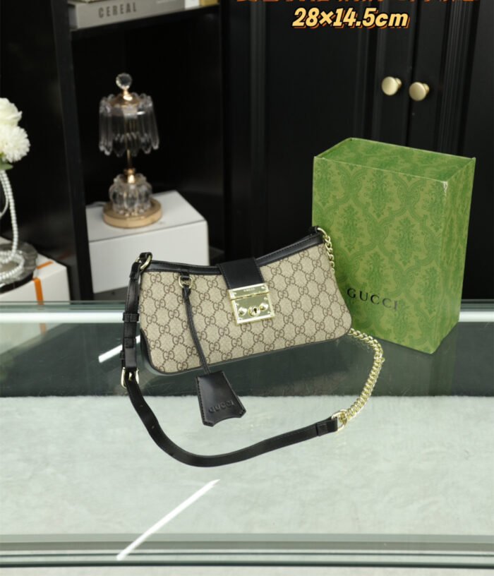 Gucci Padlock Underarm Bag（4colors 28*14.5cm） - 图片 3