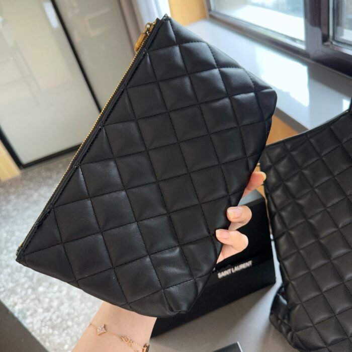YSL Gaby Quilted Pattern Shopping Bag（35cm） - 图片 3