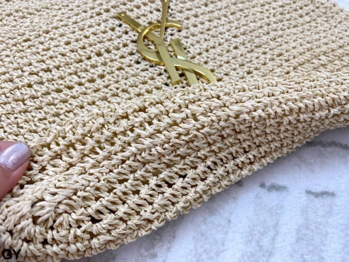 YSL’s new straw woven hollow shopping bag(42*31cm) - 图片 5