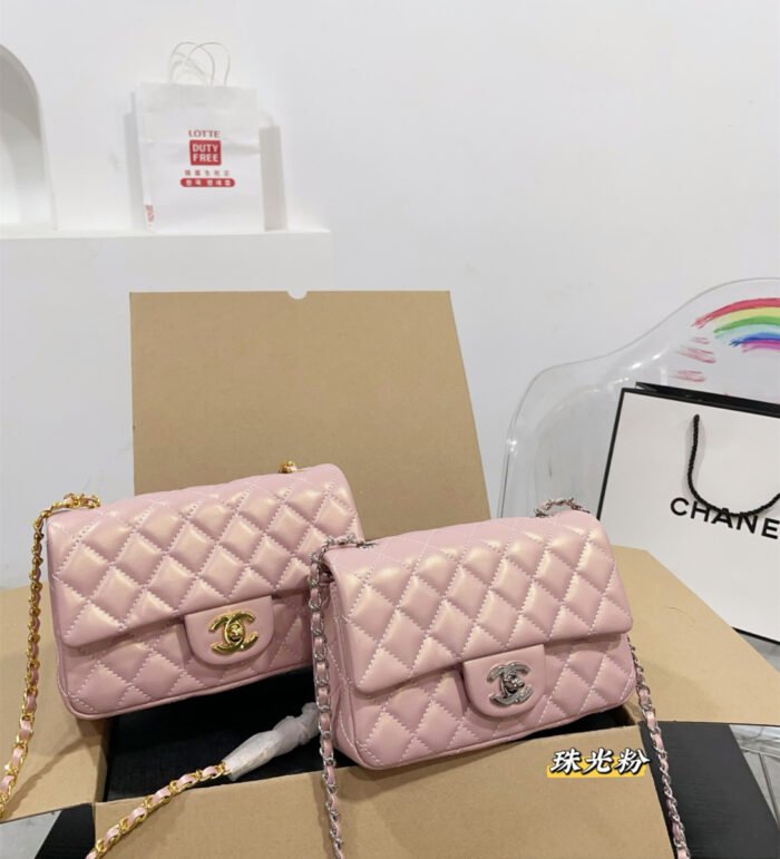 Chanel CF Sheepskin pattern handbag（13colors 20cm） - 图片 2