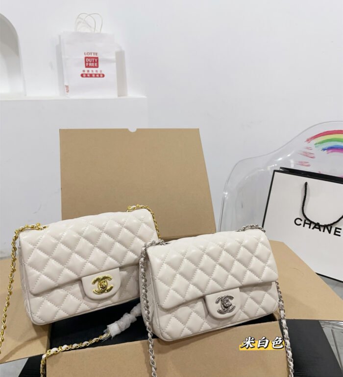 Chanel CF Sheepskin pattern handbag（13colors 20cm） - 图片 4