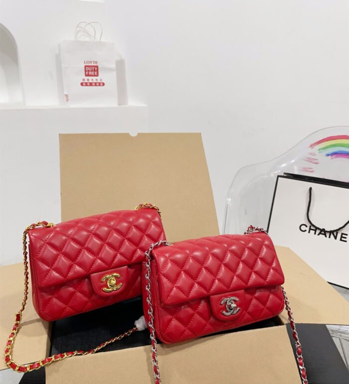 Chanel CF Sheepskin pattern handbag（13colors 20cm） - 图片 6