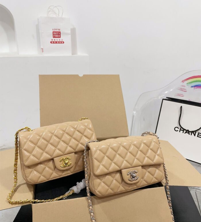 Chanel CF Sheepskin pattern handbag（13colors 20cm） - 图片 7
