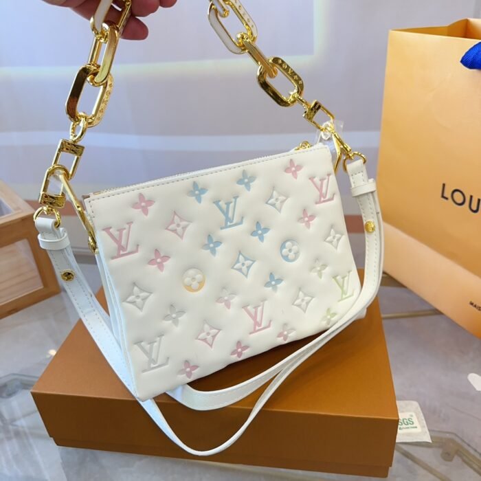 LV organ Leather handbag（12colors 21*16cm） - 图片 10
