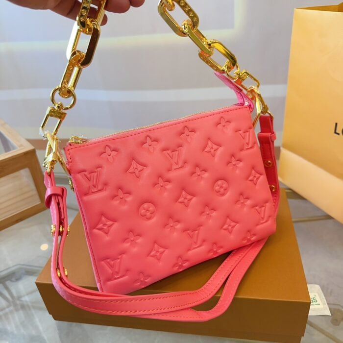 LV organ Leather handbag（12colors 21*16cm） - 图片 3