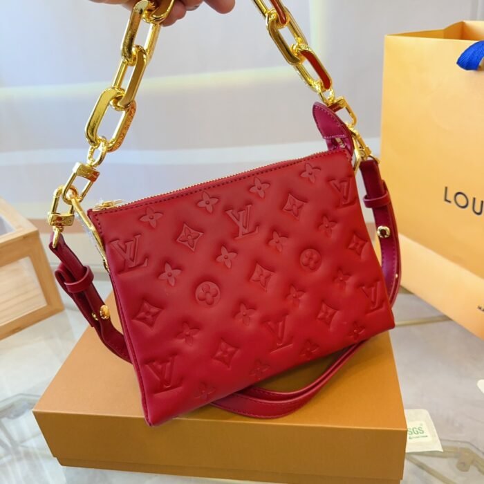 LV organ Leather handbag（12colors 21*16cm） - 图片 4