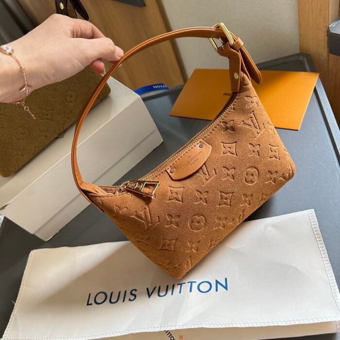 LV new suede lunch box bag(3colors 20*13cm) - 图片 2
